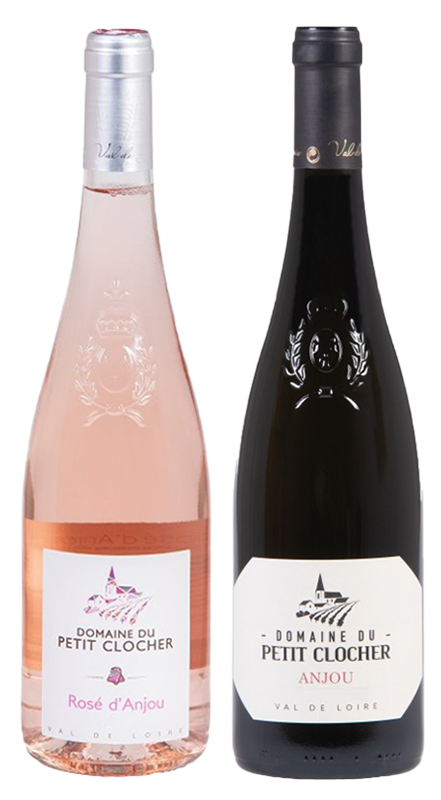 צמד פטי קלושה אנז'ו- רוזה ואדום